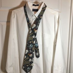 Roundtree & Yorke Handmade 100% Silk School Tie